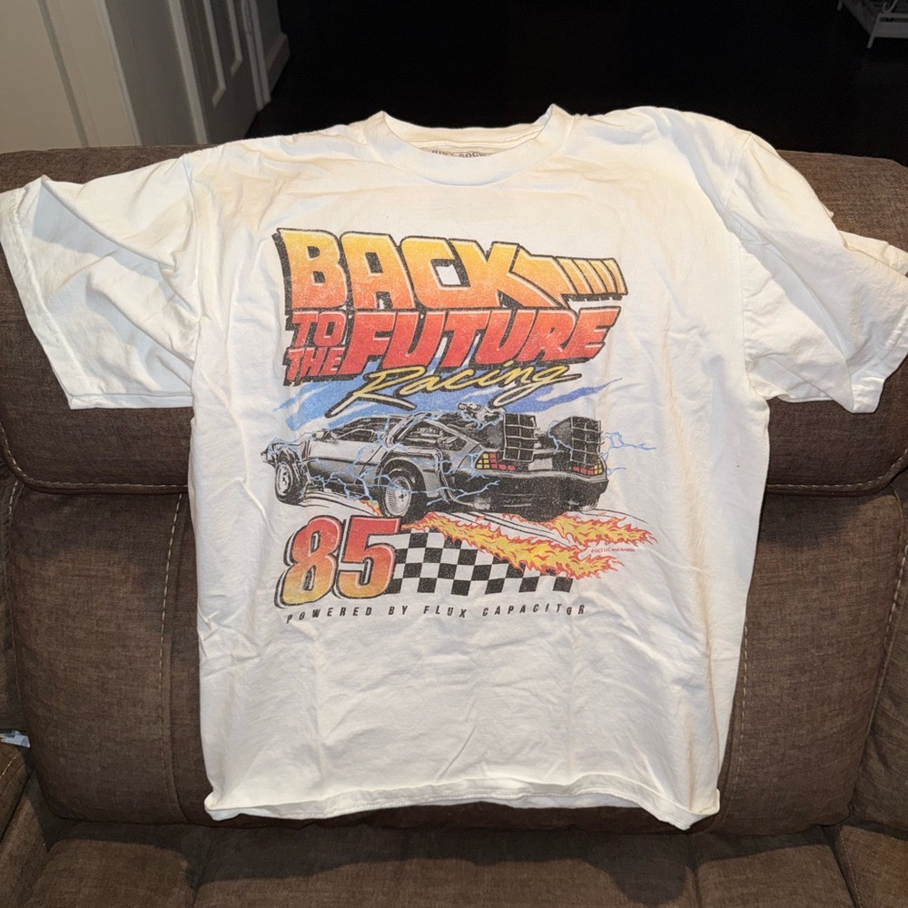 Van’s Back To The Future Riot Society Retro Men’s Shirt Size Medium 100% Cotton